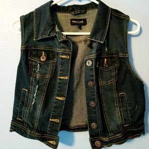 denim vest